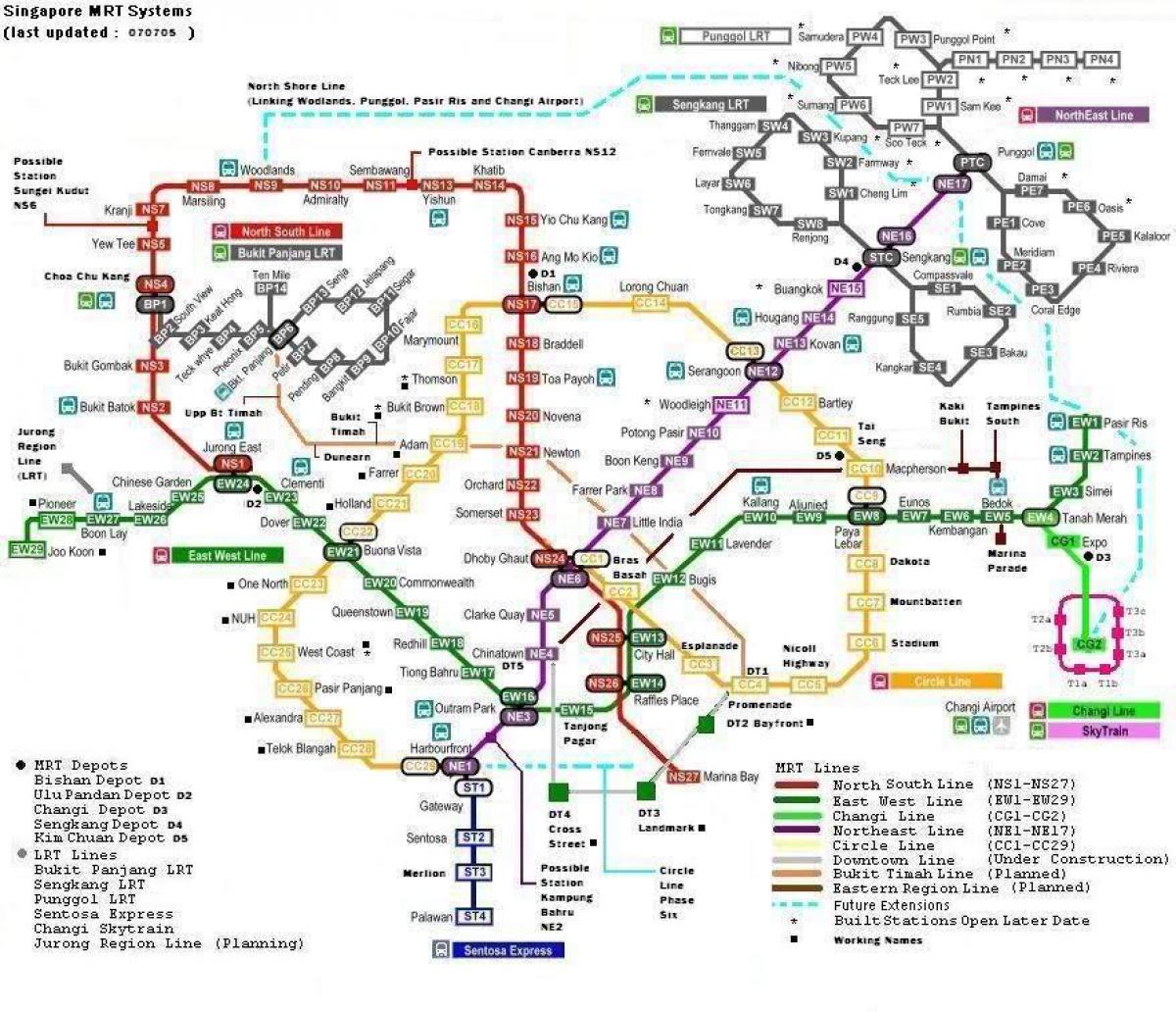 mrt 7 stations map