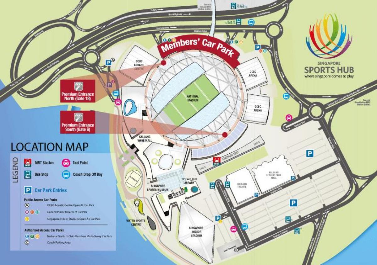 stadium mrt map Singapore