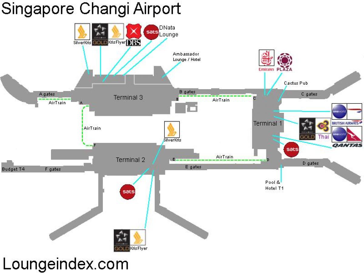 map of Singapore airport
