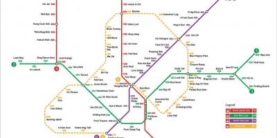 Singapore mrt station map