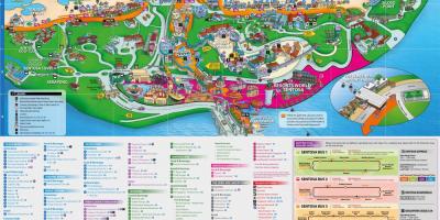 Sentosa map attractions