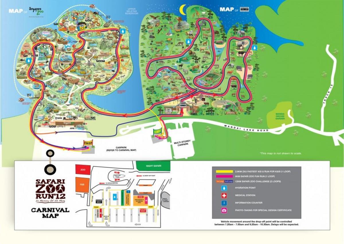 map of zoo Singapore