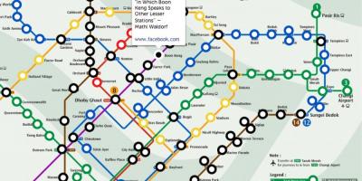 Mrt train map Singapore