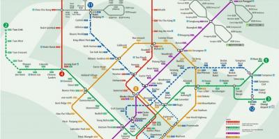 Mtr station map Singapore