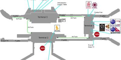 Map of Singapore airport