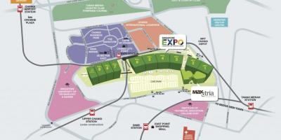 Map of Singapore expo