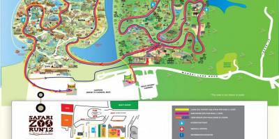 Map of zoo Singapore